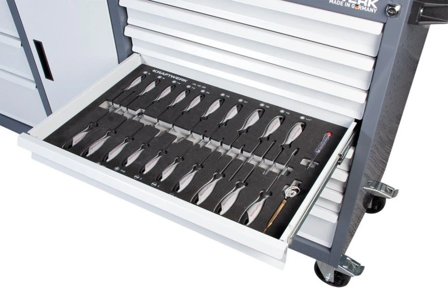 Kraftwerk Gevulde Gereedschapswagen - 377 Delig 5 Kraftwerk Gevulde Gereedschapswagen - 377 Delig - Afbeelding 3