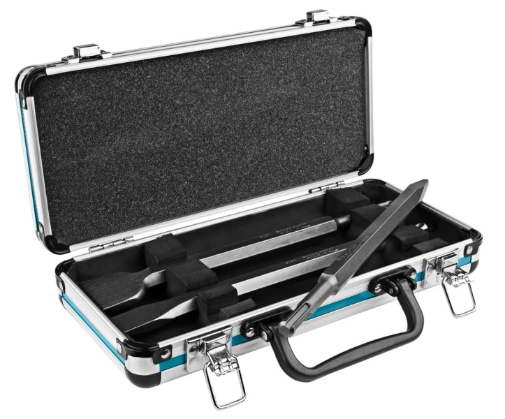 Makita D-42357 SDS-Plus 3 Delige Beitelset In Koffer 4 Makita D-42357 SDS-Plus 3 Delige Beitelset In Koffer - Afbeelding 2