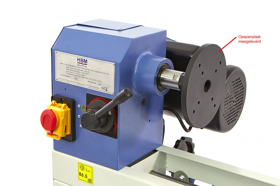 HBM 1100 Variabele Houtdraaibank Met Kopieerinrichting 11 HBM 1100 Variabele Houtdraaibank Met Kopieerinrichting - Afbeelding 9
