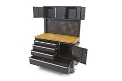 HBM Gereedschapswagen Met Kastenwand, Houten Werkblad, 122 Cm, Zwart -Gereedschapsserie Winkel hbm 006 106.jpg 1200x600 8e7eaebc88