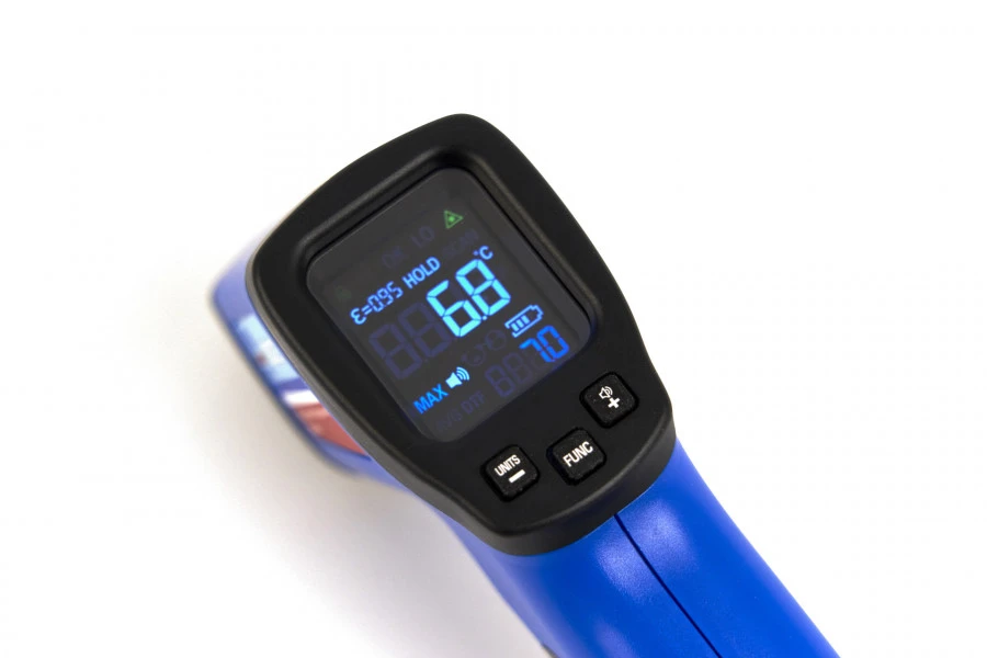 HBM Digitale Infrarood Temperatuurmeter -50 / + 380 Graden 5 HBM Digitale Infrarood Temperatuurmeter -50 / + 380 Graden - Afbeelding 3