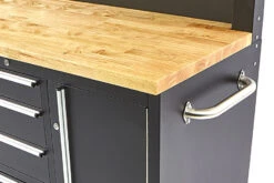 HBM Gereedschapswagen Met Kastenwand, Houten Werkblad, 122 Cm, Zwart -Gereedschapsserie Winkel hbm 009 101.jpg 1200x600 11687ebc88