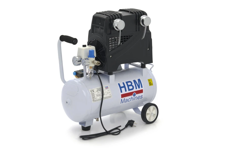 HBM Professionele Low Noise Compressor - 1.5 PK - 30 Liter Model 2 5 HBM Professionele Low Noise Compressor - 1.5 PK - 30 Liter Model 2 - Afbeelding 3