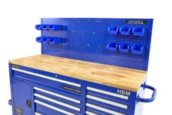 HBM Gereedschapswagen Met Achterwand, Houten Werkblad, 158 Cm, Blauw -Gereedschapsserie Winkel hbm 019 100.jpg 1200x600 48819ebc88