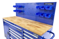 HBM Gereedschapswagen Met Achterwand, Houten Werkblad, 158 Cm, Blauw -Gereedschapsserie Winkel hbm 020 103.jpg 1200x600 a4627ebc88