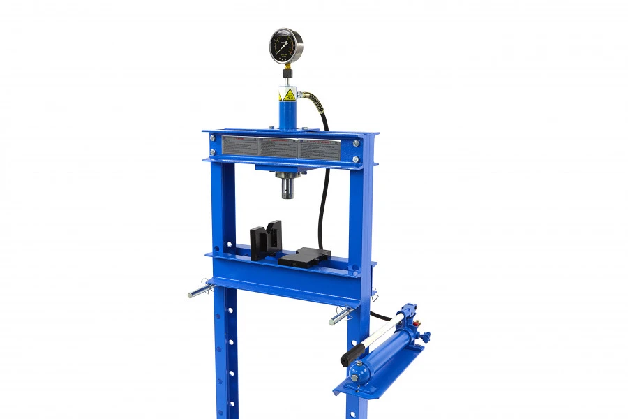 HBM 12 Ton Hydraulische Werkplaatspers / Raamwerkpers 3 HBM 12 Ton Hydraulische Werkplaatspers / Raamwerkpers