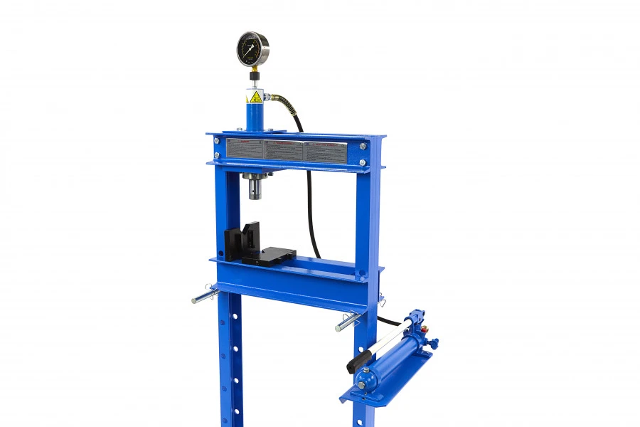 HBM 12 Ton Hydraulische Werkplaatspers / Raamwerkpers 4 HBM 12 Ton Hydraulische Werkplaatspers / Raamwerkpers - Afbeelding 2