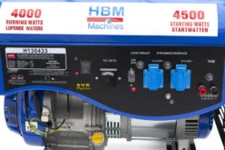 HBM 4300W Generator, Aggregaat Met 389 Cc Benzinemotor, 2 X 230 V / 12 V -Gereedschapsserie Winkel hbm 066 143.jpg 1200x600 c7f31ebc88