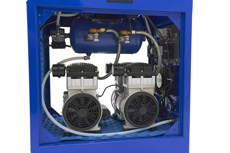 HBM 6 PK Industriële Low Noise Compressor 720 L/min 10 HBM 6 PK Industriële Low Noise Compressor 720 L/min - Afbeelding 8