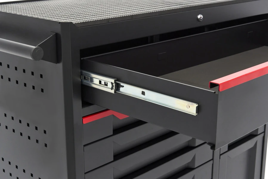 HBM Gereedschapswagen 12 Laden, 106 Cm, Zwart 7 HBM Gereedschapswagen 12 Laden, 106 Cm, Zwart - Afbeelding 5