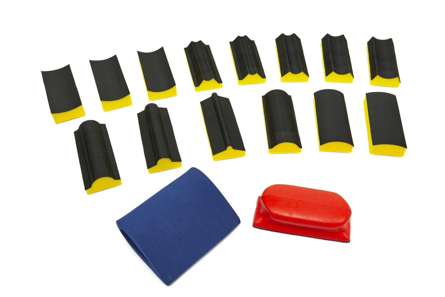 HBM 16 Delige Professionele Schuurblokkenset 4 HBM 16 Delige Professionele Schuurblokkenset - Afbeelding 2