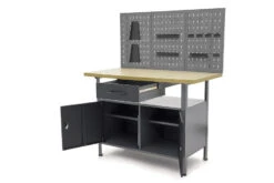 HBM Werkbank Met Deuren 120 X 60 X 145 Cm -Gereedschapsserie Winkel hbm 132 130.jpg 1200x600 07aaeebc88