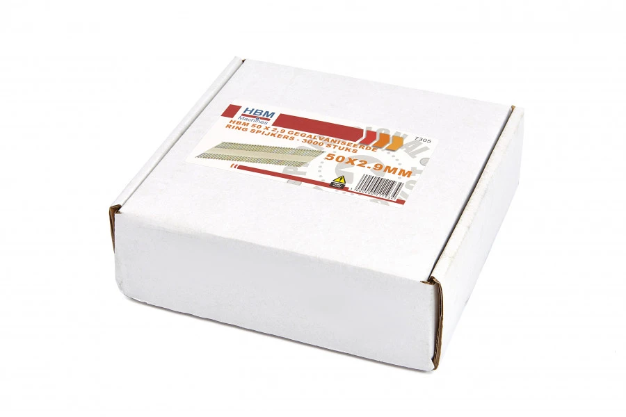 HBM Gegalvaniseerde Ring Spijkers 4 HBM Gegalvaniseerde Ring Spijkers - Afbeelding 2