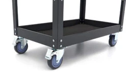 HBM 2 Laden Gereedschapswagen Met 2 Plateaus En Opbergvak - 91 Cm - Zwart -Gereedschapsserie Winkel hbm 189 75.jpg 1200x600 d1d70ebc88