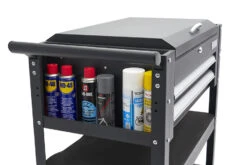 HBM 2 Laden Gereedschapswagen Met 2 Plateaus En Opbergvak - 91 Cm - Zwart -Gereedschapsserie Winkel hbm 191 97.jpg 1200x600 21f90ebc88