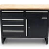 HBM 120 Cm Werkbank Met 5 Laden 1 Deur En Massief Houten Werkblad -Gereedschapsserie Winkel hbm 2047 11.jpg 1200x600 addf4ebc88