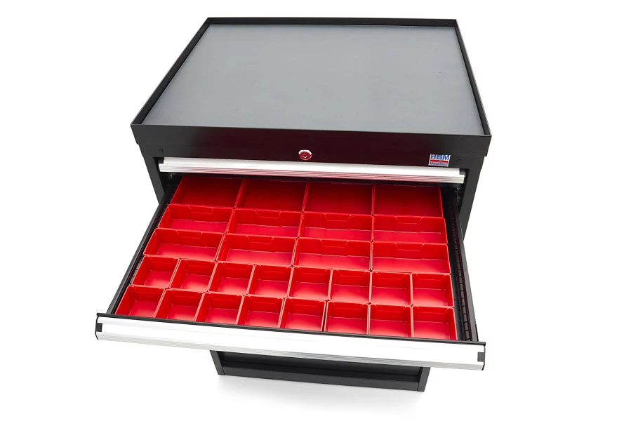 HBM 8 Laden Profi Gereedschapskast 72 X 58 X 100 Cm Zwart 15 HBM 8 Laden Profi Gereedschapskast 72 X 58 X 100 Cm Zwart - Afbeelding 13