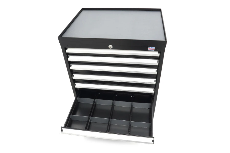 HBM 8 Laden Profi Gereedschapskast 72 X 58 X 100 Cm Zwart 11 HBM 8 Laden Profi Gereedschapskast 72 X 58 X 100 Cm Zwart - Afbeelding 9