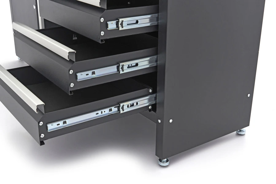 HBM 171 Cm Werkbank Met 6 Laden 1 Deur En Massief Houten Werkblad 9 HBM 171 Cm Werkbank Met 6 Laden 1 Deur En Massief Houten Werkblad - Afbeelding 7