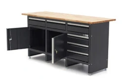 HBM 171 Cm Werkbank Met 6 Laden 2 Deuren En Massief Houten Werkblad -Gereedschapsserie Winkel hbm 2112 10.jpg 1200x600 8d725ebc88