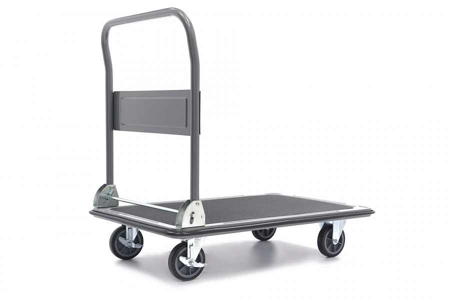 HBM 350 Kilo Opvouwbare Transportwagen, Transportkar Met Rem 5 HBM 350 Kilo Opvouwbare Transportwagen, Transportkar Met Rem - Afbeelding 3