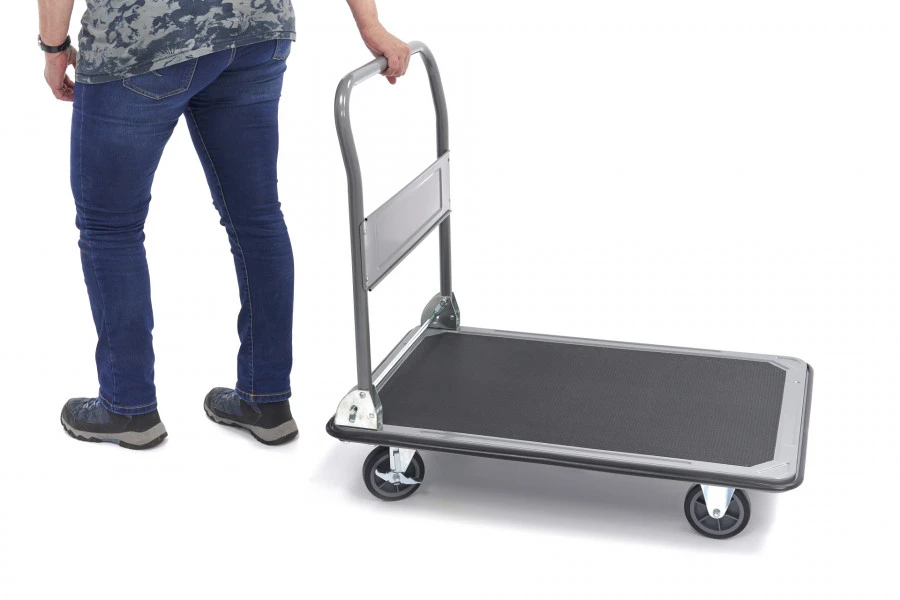 HBM 350 Kilo Opvouwbare Transportwagen, Transportkar Met Rem 8 HBM 350 Kilo Opvouwbare Transportwagen, Transportkar Met Rem - Afbeelding 6