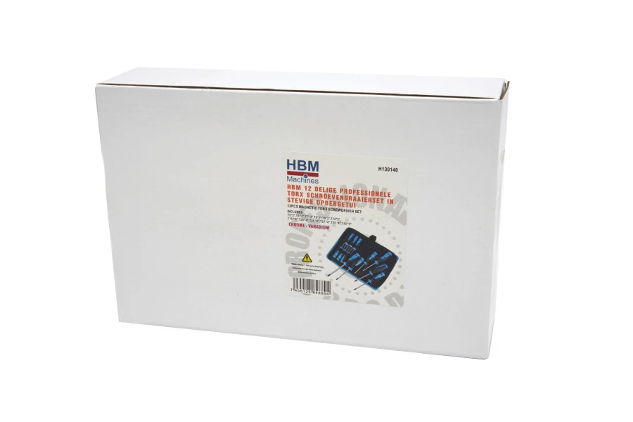 HBM 12 Delige Professionele Torx Schroevendraaierset In Stevige Opbergetui 11 HBM 12 Delige Professionele Torx Schroevendraaierset In Stevige Opbergetui - Afbeelding 9