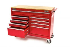 HBM Gereedschapswagen Met Houten Werkblad 117 Cm, Rood -Gereedschapsserie Winkel hbm 262 26.jpg 1200x600 89b6febc88
