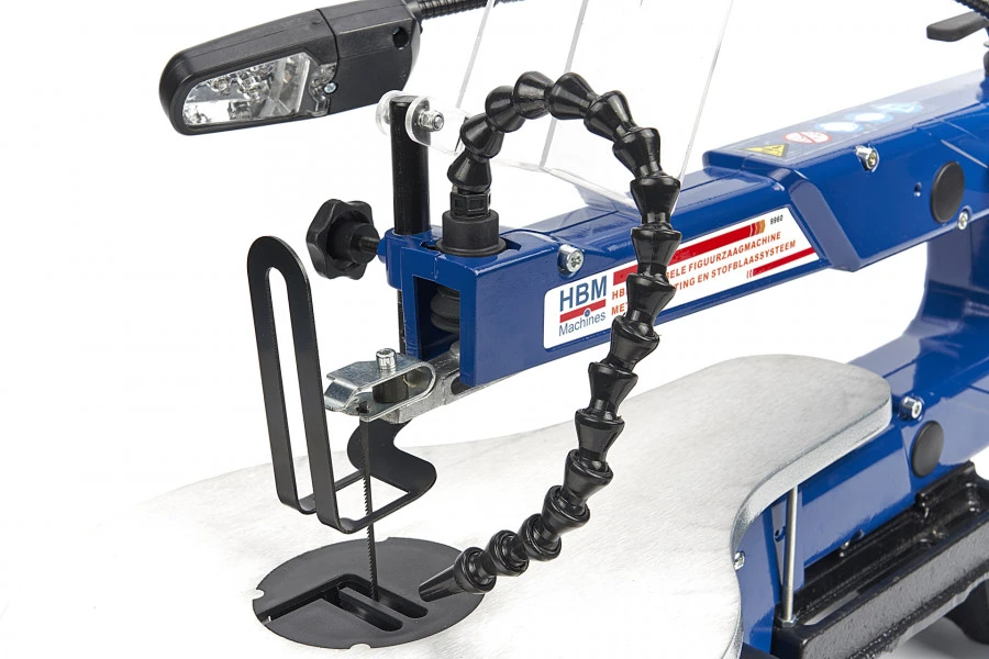 HBM Variabele Figuurzaagmachine Met Verlichting En Stofblaassysteem 6 HBM Variabele Figuurzaagmachine Met Verlichting En Stofblaassysteem - Afbeelding 4