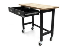 HBM Werkbank Met Massief Houten Blad, 2 Laden, Verrijdbaar, 122 Cm -Gereedschapsserie Winkel hbm 3072 8.jpg 1200x600 46c59ebc88