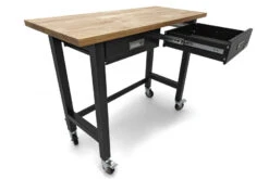 HBM Werkbank Met Massief Houten Blad, 2 Laden, Verrijdbaar, 122 Cm -Gereedschapsserie Winkel hbm 3074 9.jpg 1200x600 d06a4ebc88