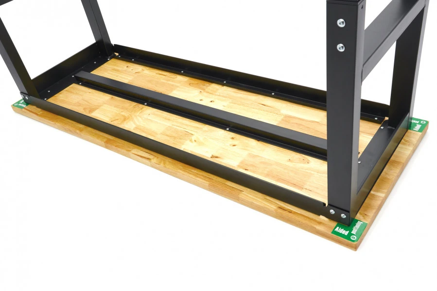 HBM Werkbank Met Massief Houten Blad, In Hoogte Verstelbaar, 152 Cm 6 HBM Werkbank Met Massief Houten Blad, In Hoogte Verstelbaar, 152 Cm - Afbeelding 4