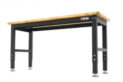 HBM Werkbank Met Massief Houten Blad, In Hoogte Verstelbaar, 152 Cm 18 HBM Werkbank Met Massief Houten Blad, In Hoogte Verstelbaar, 152 Cm -Gereedschapsserie Winkel hbm 3154 2.jpg 1200x600 0ea29ebc88