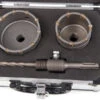 HBM 2 Delige Gatzagenset, Dozenborenset 60 - 80mm Met SDS Opname