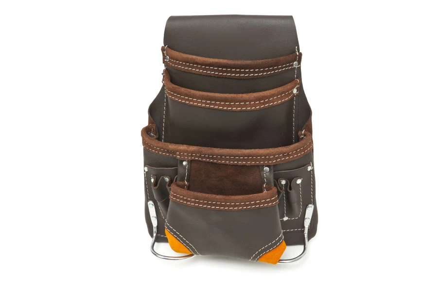 HBM Professionele Leren Gereedschapszak Met 10 Vakken 3 HBM Professionele Leren Gereedschapszak Met 10 Vakken