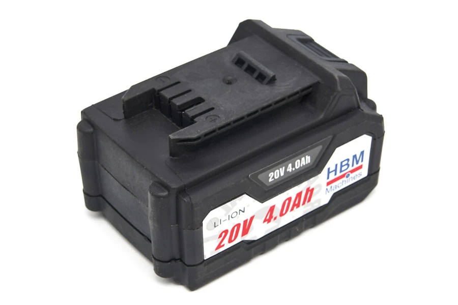 HBM 20 Volt 4,0AH Accu Voor HBM Artikelnummer 11132, 11133, 11134 3 HBM 20 Volt 4,0AH Accu Voor HBM Artikelnummer 11132, 11133, 11134